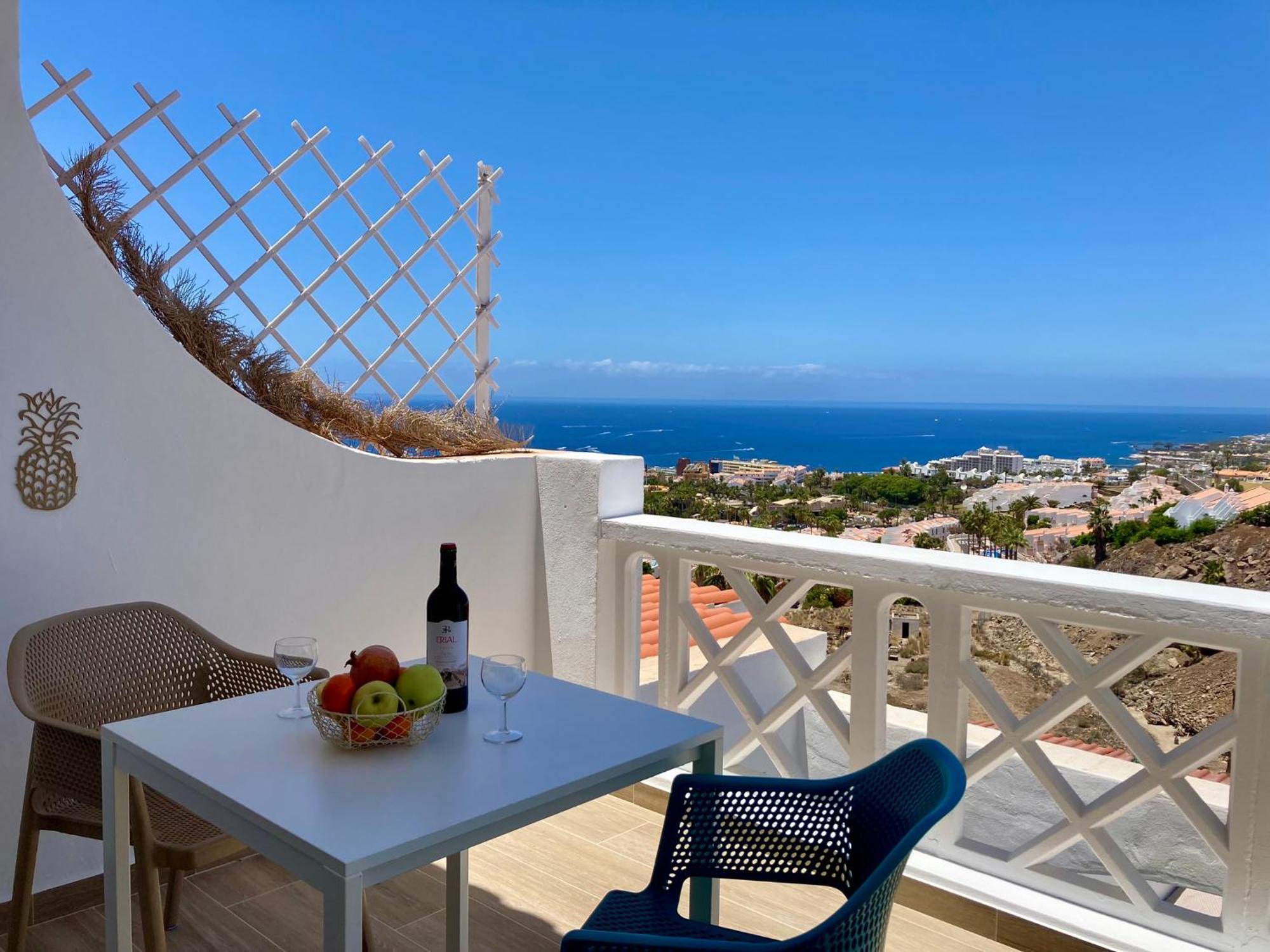 Costa Adeje - Modern Apartment With Terrace Views Of Ocean & Sunset エクステリア 写真